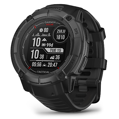 #ad Garmin Instinct 2X Solar Tactical Rugged GPS Men Smartwatch Black $399.99