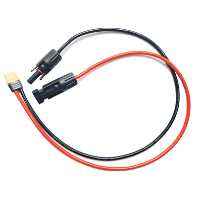 #ad 0.5 3 M Adapter to Solar Male Female Connector Extension Charge Cable Wire 12AWG $10.44