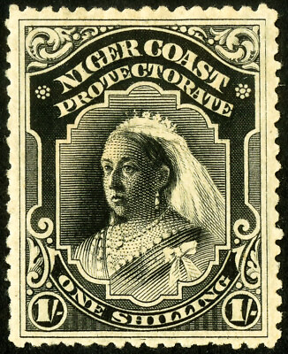 #ad Niger Coast Stamps # 48 MLH VF Scott Value $70.00 $25.00