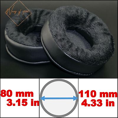 #ad 3D Super Thick Soft Foam Ear Pad Headphone Leather Velour Velvet Perfect Combine $13.00