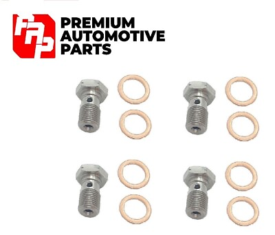 #ad Honda Stainless Steel Banjo Bolt Motorcycle x4 GBP 10.50