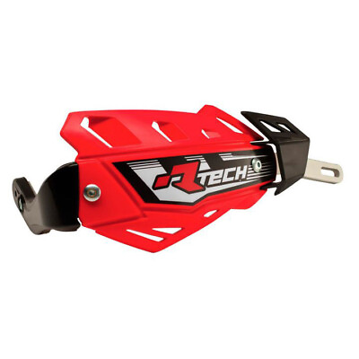 #ad Racetech Handguards FLX Aluminium CRF Red Motocross MX Off Road GBP 70.73