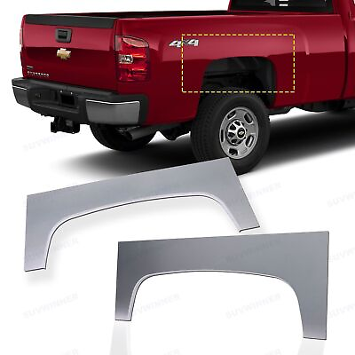 #ad Upper Rear Wheel Arch Skin fits 07 14 Chevy Silverado pickup Pair $89.99