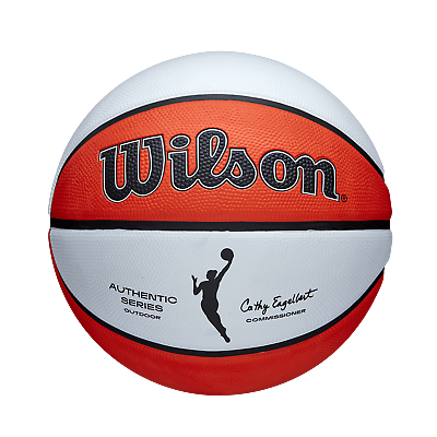 #ad WNBA Authentic Outdoor Basketball Orange White 28.5 in. $22.50