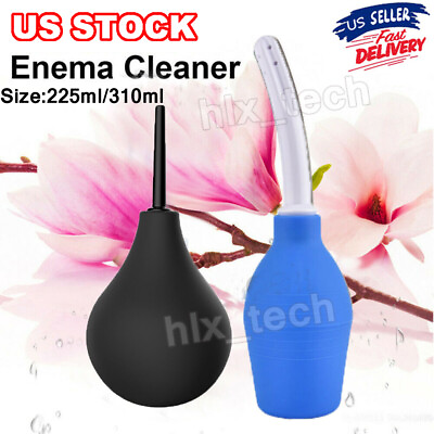 #ad Enema Bulb Rectal Syringe Anal Clean Stream Irrigation Douche System Clean $9.24