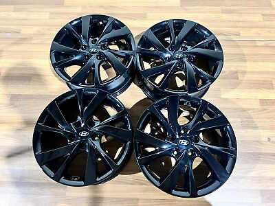 #ad 2017 Hyundai Veloster sonata 17#x27;#x27; Wheel Factory Gloss black $695.00