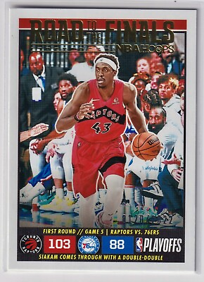 PASCAL SIAKAM 120 2022 1st Round Road To Finals 2022 23 Hoops #33 Raptors $3.99
