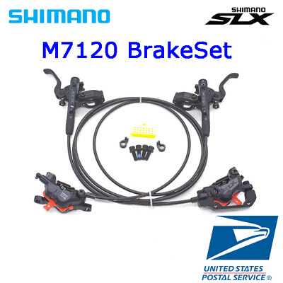 #ad Shimano SLX BR M7120 BL M7100 4 Piston Ice Tech Hydraulic Brake Front Rear Set $239.99