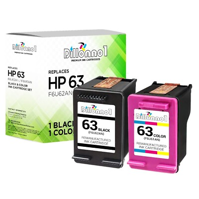 #ad Replacement HP 63 for Envy 4520 4525 4521 4526 4511 4512 4516 Ink Cartridges $14.95