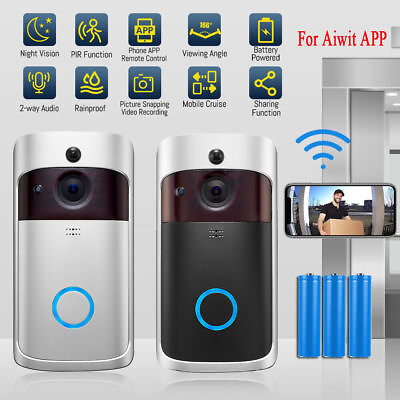 #ad Smart Wireless WiFi Ring Doorbell Phone Door Ring Intercom Security Camera Bell $35.99