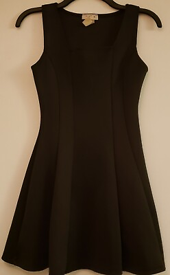 #ad Womens black cocktail dress. Size M. It has been worn 1 time. $16.00