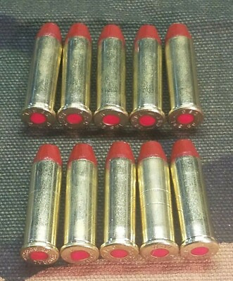 38 SPECIAL SNAP CAPS SET OF 10 RED AND BRASS REAL 125gr WEIGHT $13.99