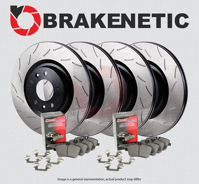 #ad Famp;R BRAKENETIC Premium RS Slot Brake Rotors Ceramic Pads BPK91114 $410.48