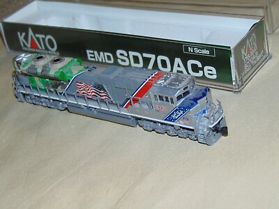 #ad KATO N 176 1943 SUPPOT OUR TROOPS SD70 ACE DIESEL IN ORIGINAL BOX... $120.00