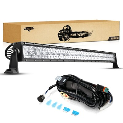 #ad AUXBEAM 50quot; inch 288W LED Work Light Bar Combo Driving Offroad Truck ATV UTE 4WD $139.99