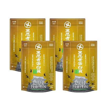 #ad Fine Japan BLACK NINJA PROTEIN powder for 60 days matcha green tea flavor 1.2kg $135.60