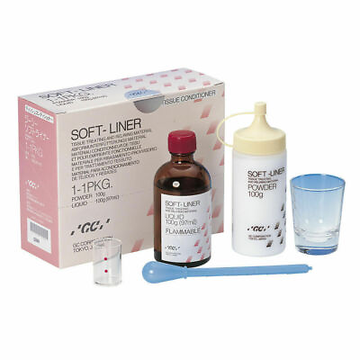 #ad The Original Dental GC Soft Liner Kit Acrylic Temporary Relining Material $109.19