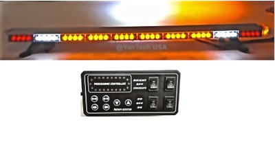49quot; LED Amber Light Bar Tow Truck Plow Police w CARGO amp; BRAKE TAIL TURN SIGNAL $335.72