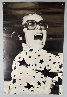 #ad Elton John Poster Original Vintage Big O 19 Circa mid 1970s GBP 52.50