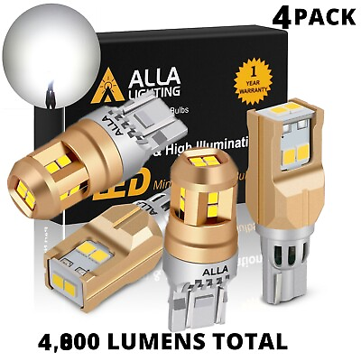 LED White Inner amp; Outer Back Up Reverse Light Bulbs Combo for Grand Cherokee WK2 $35.98