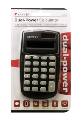 #ad Sentry Dual Power Calculator CA338 $6.69