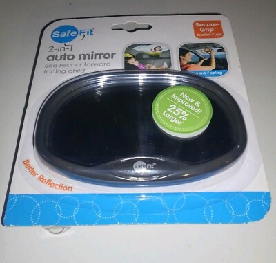 #ad SafeFit 2 in 1 Auto Mirror See Rear or Forward Facing Child $9.99