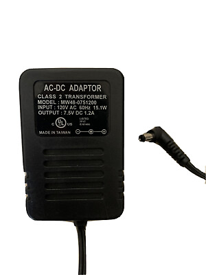 #ad Used MW48 0751200 AC Class 2 Transformer Adapter 120 VAC 60Hz 15.1 Watts $15.15