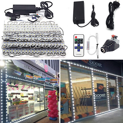 #ad White 3 LED 5050 SMD Module Light For Store Front Windows Sign LampRemotePower $14.99