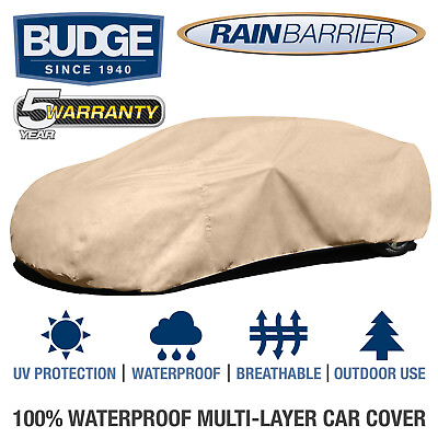 #ad Budge Rain Barrier Car Cover Fits Chevrolet Nova 1972 Waterproof Breathable $84.96