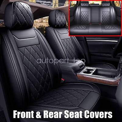 #ad For 2016 2017 2018 2019 2021 Chevrolet Colorado Full Set PU Leather Seat Covers $94.29