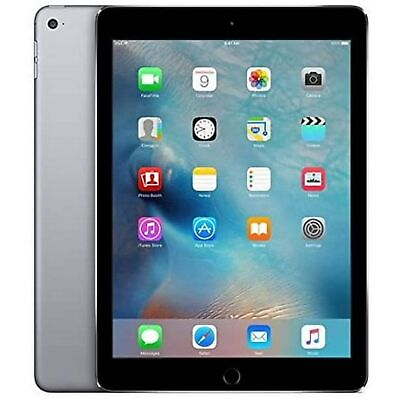 #ad Apple iPad Air 2nd Gen 9.7quot; A1566 Space Gray 16 GB B Grade $74.99