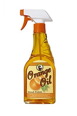 #ad Howard Orange Oil Wood Furniture Polish ORS016 Spray Bottle 16 Ounce $18.38