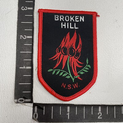 #ad New South Wales Australia BROKEN HILL Woven Patch 11NG $5.59