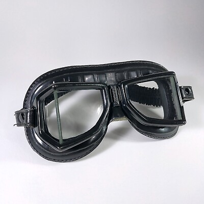#ad CLIMAX 513 SNP. Motorbike Goggle in Retro Style w. Triplex lenses. Made in Spain $89.00