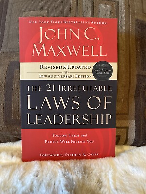 #ad John C. Maxwell : The 21 Irrefutable Laws of Leadership $9.99