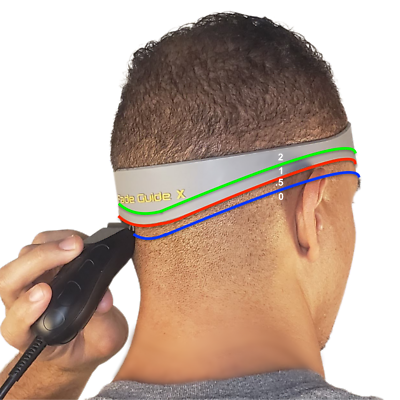 #ad Fade Guide X Fade Haircut Guide without the edges and Neck Template $17.97