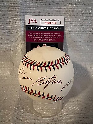 #ad Elvin Bethea Signed 1995 All Star Game Autographed Rawlings Baseball JSA HOF 03 $149.99