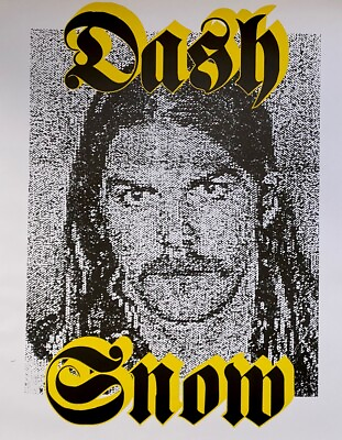 #ad DASH SNOW original Exhibition Portrait Poster Lithographic Print GBP 185.00