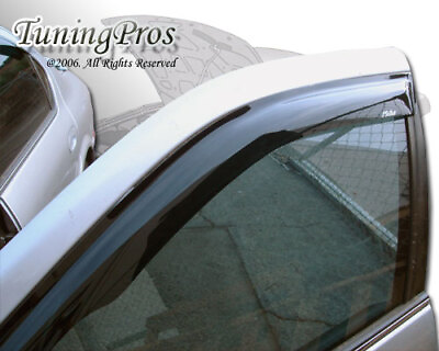 #ad Tape On Dark Tinted Rain Visor Deflector 4pcs For Chrysler Sebring Sedan 2001 06 $27.68