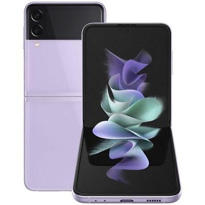 #ad Samsung Galaxy Z Flip 3 5G SM F711U1 Factory Unlocked 128GB Lavender Very Good $199.99