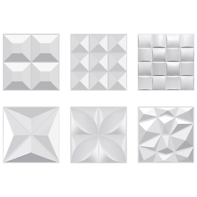 #ad PVC 3D Wall Panels Diamond Design Waterproof Fireproof Wallpaper Ceiling Decor $47.90