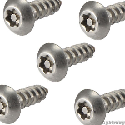 #ad #8 x 1 2quot; Security Screws Torx Button Head Sheet Metal Stainless Steel Qty 25 $11.07