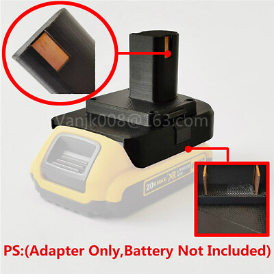 #ad 1x Ryobi 18V Cordless Tools PRECISE Adapter For Dewalt 20V DCB XR Li ion Battery $31.99