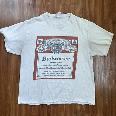 Vintage Budweiser T Shirt Size Small $16.00