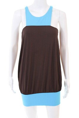#ad LA PERLA Studio 44 Color Block Mini Dress Tunic 8 US Reg $395 Made in ITALY $8.99