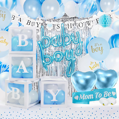 #ad Baby Shower Decorations for Boy All In One Inclusive JUMBO Decor Set $59.30