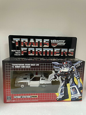 #ad New Arrival Transform G1 Prowl reissue brand new action figure Gift $52.99