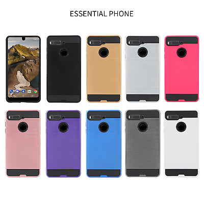 #ad Essential Phone PH 1 case with Design Slim Protective VGC and Screen protector $8.99