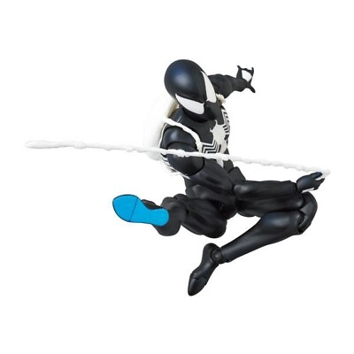 #ad Mafex 147 Marvel Spider Man Black Costume Comic 6 Inch Figure Restock May 2024 $118.50