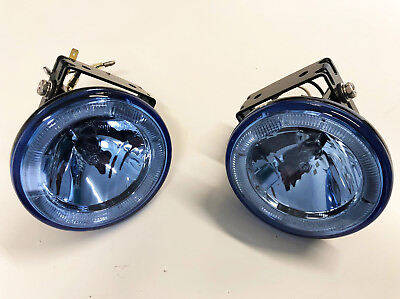 #ad Sirius Blue Front Round Headlights 2 Piece Set 2 Colors Blue and White 12V $38.00